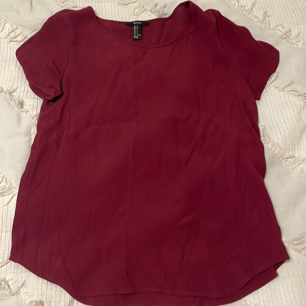Maroon Blouse